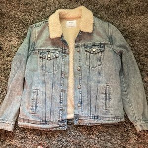 Old Navy Sherpa Jean Jacket